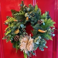 Christmas Eco Door Wreath
