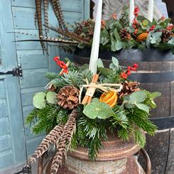 Christmas Table Centre Round &#39;Country Charm&#39;